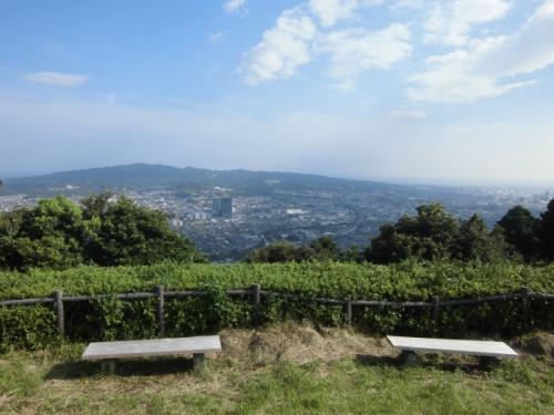 梶原山公園から草薙・日本平方面の眺望