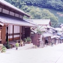 レトロな雰囲気の街並み