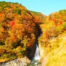 赤水の滝（紅葉の様子）