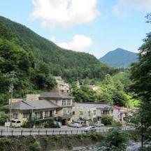 梅ヶ島温泉の温泉街