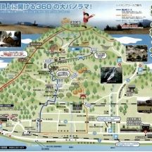 浜石岳ハイキングコースマップ（静岡市HPより）