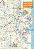 清水区市街地観光map（英語）
