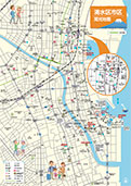 清水区市街地観光map（簡体字）