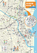 清水区市街地観光map（繁体字）