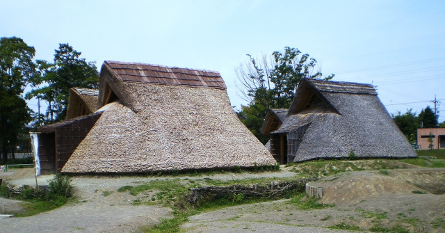 登呂遺跡（復元住居）