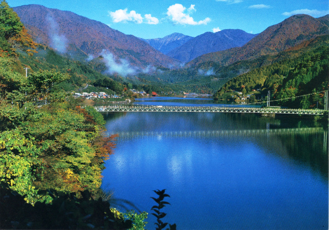 井川湖（井川大橋）