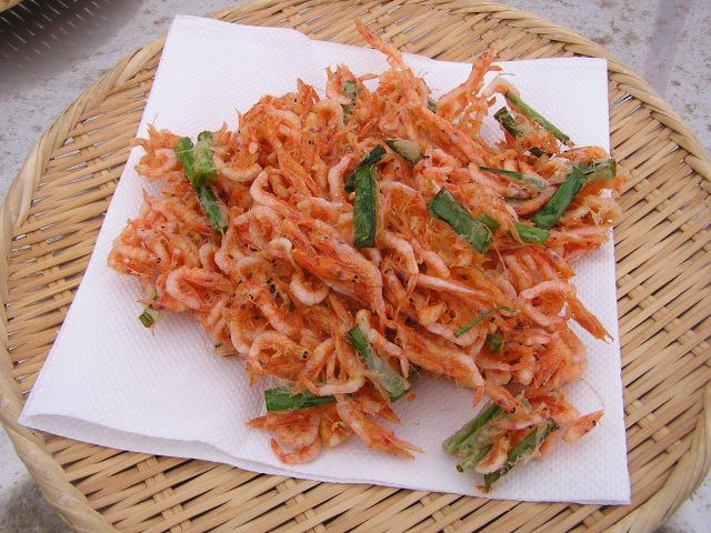 桜えび　かき揚げ