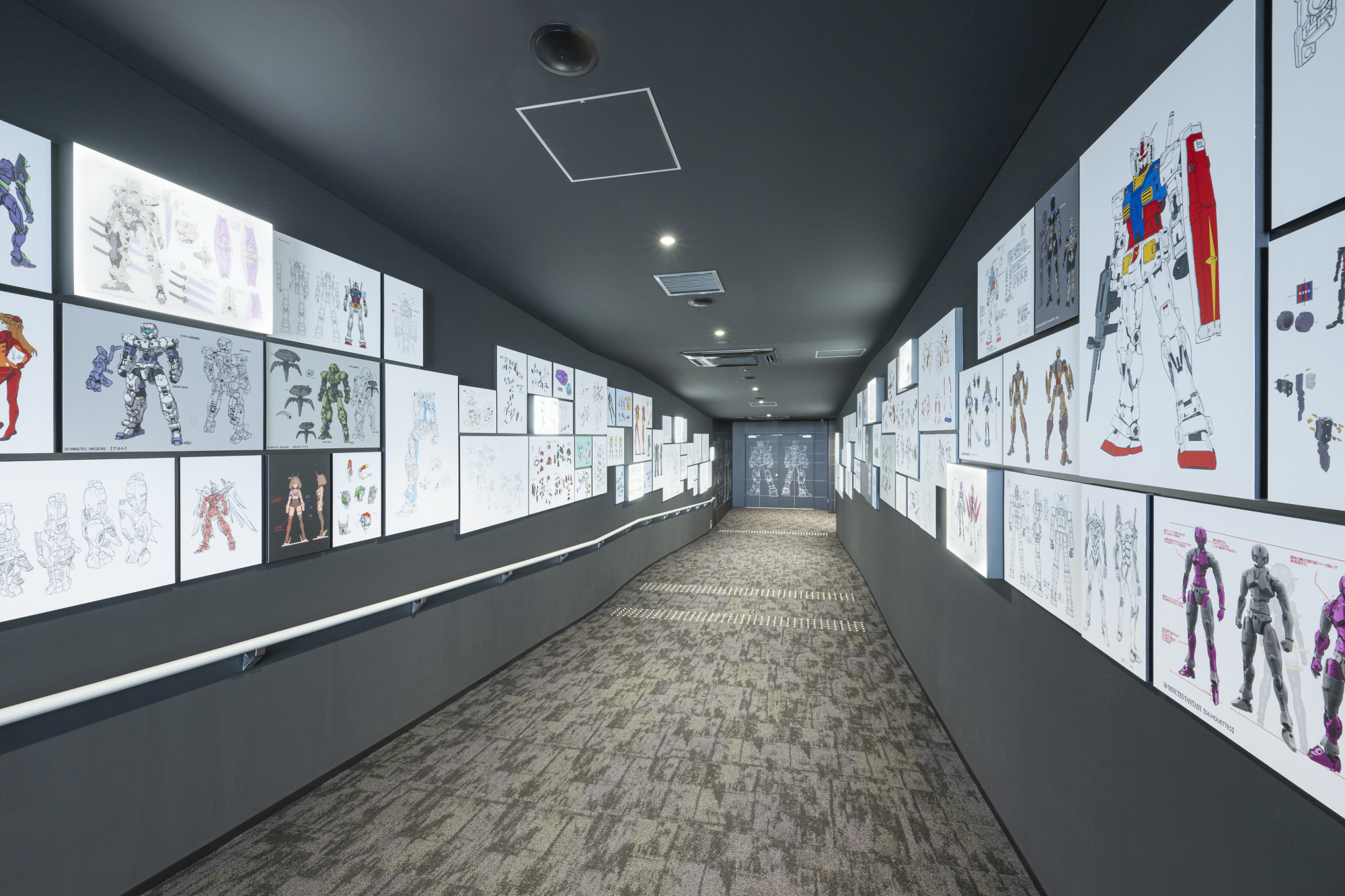 BANDAI HOBBY CENTER PLAMO DESIGN INDUSTRIAL INSTITUTE MUSEUM　©創通・サンライズ