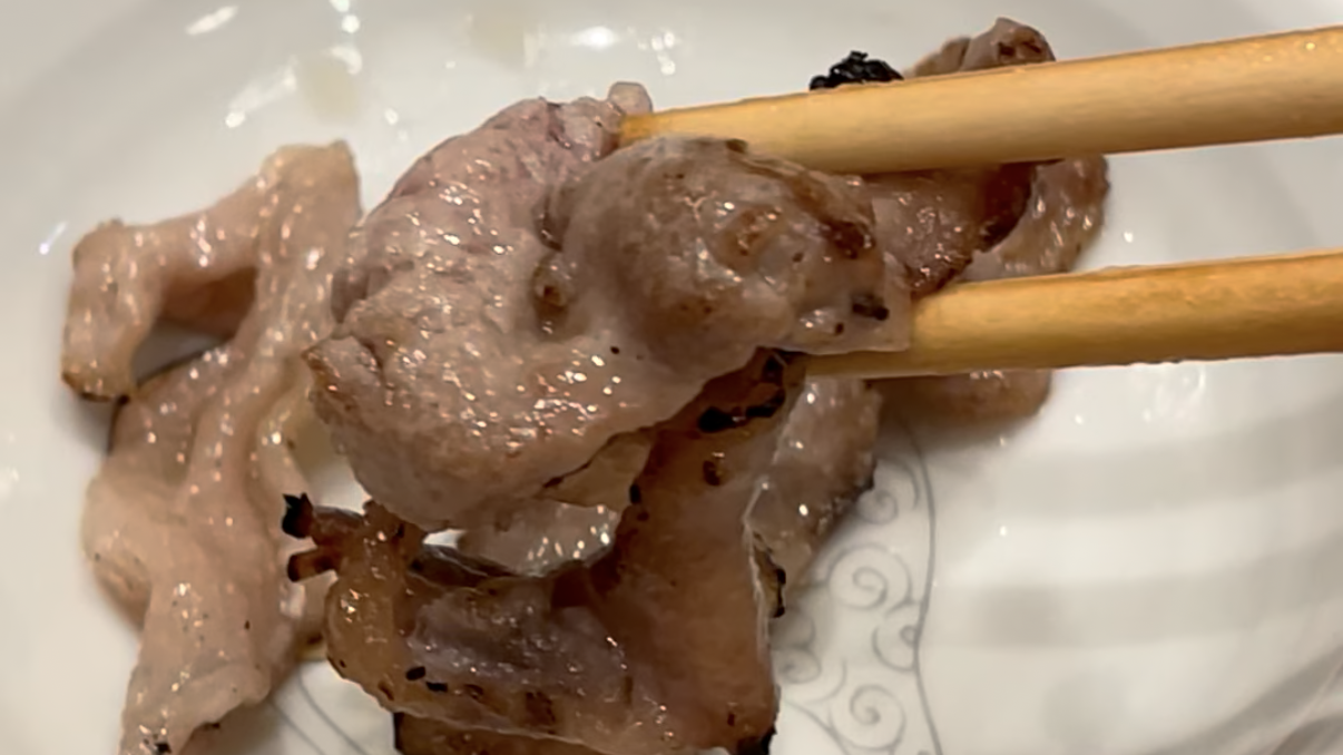 まぐろのスジ炙り実食