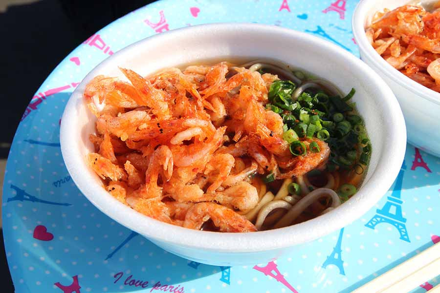 桜えびのばら揚げそば