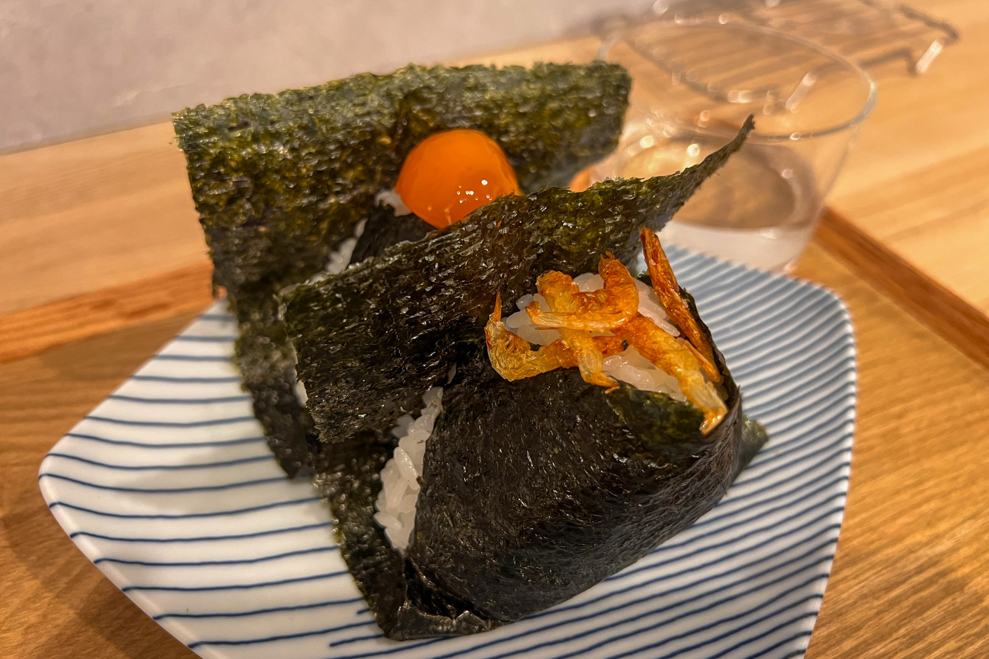 煮たまごと桜えび