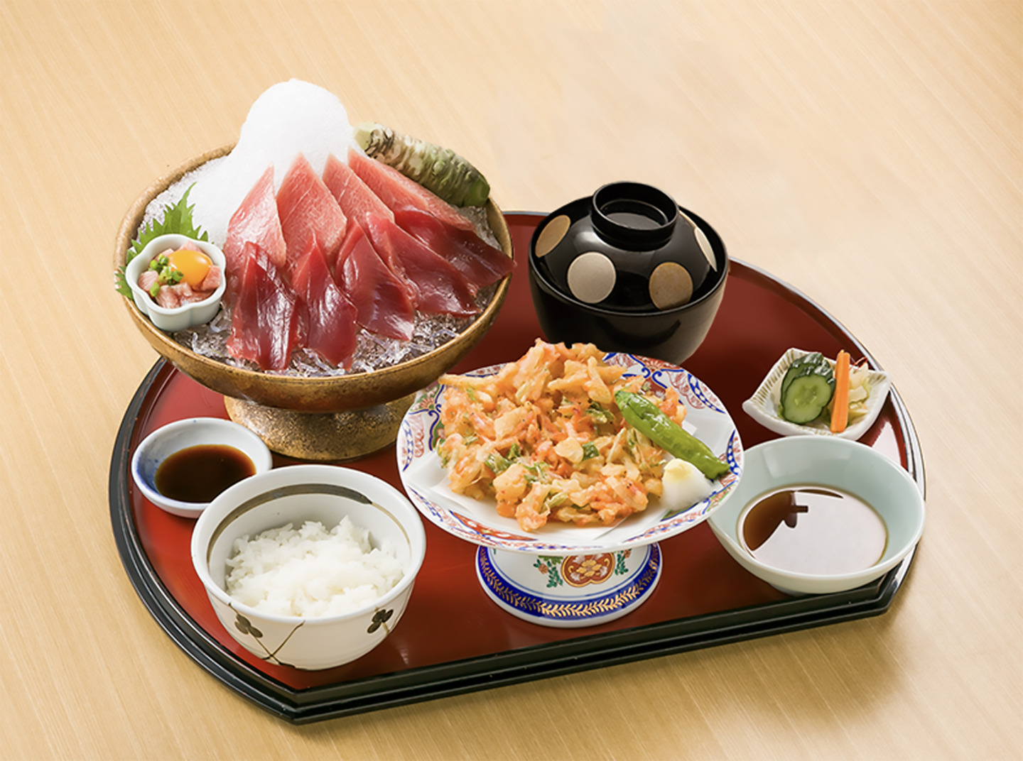 天然南まぐろ富士山盛り