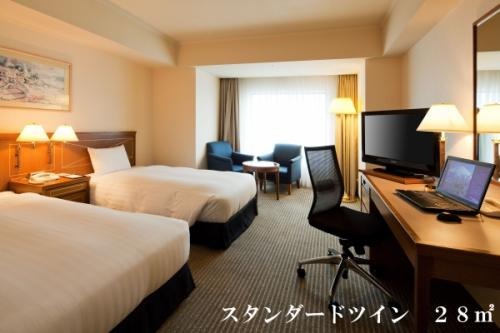 ツインタイプも広々と、ゆったりとした時間をお過ごしいただけます。