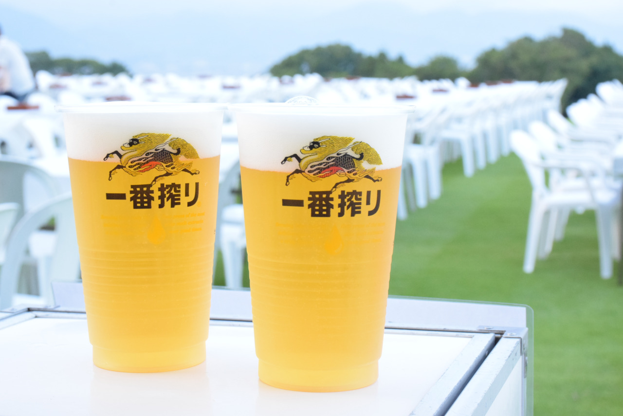 特設ビアガーデン