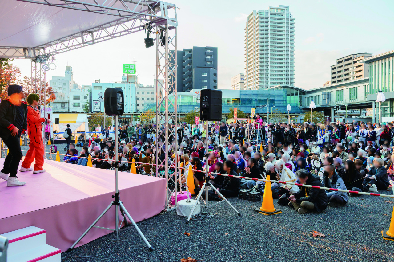 JR清水東口公園会場の様子