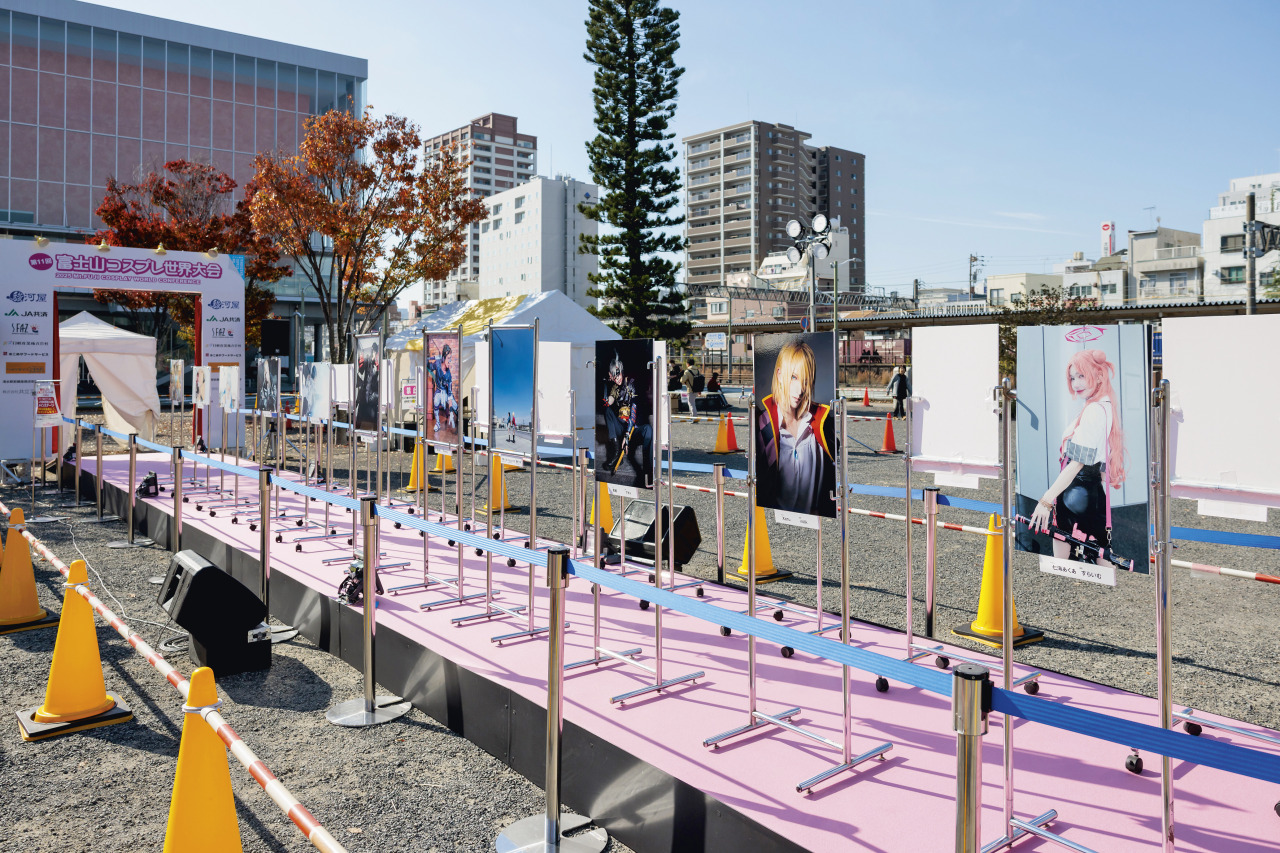 コスプレ写真展示